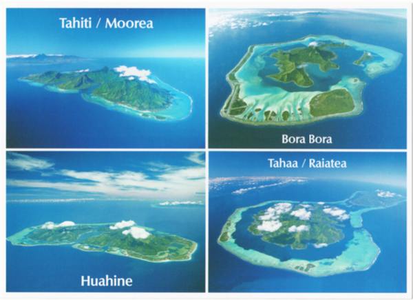 Carta Postal - Islas de Polinesia
