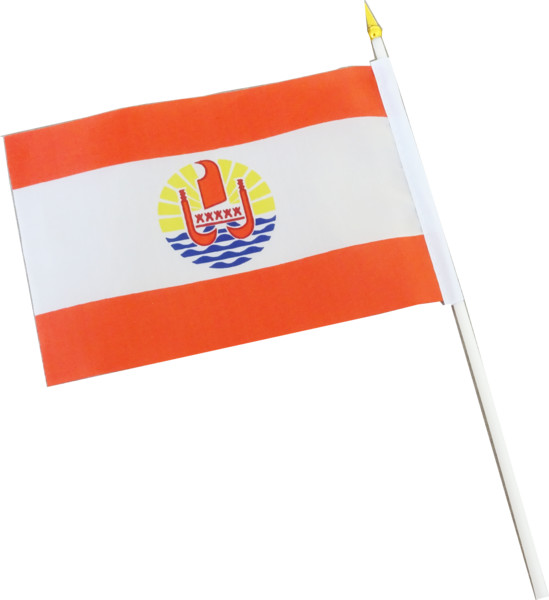 Bandiera di Tahiti e della Polinesia Francese - formato piccolo