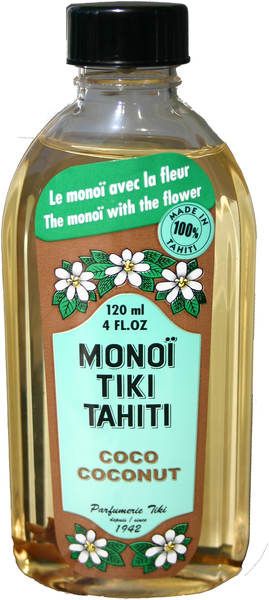 Monoi Tahiti Cocco con il fiore di Tiaré - 120ml - Tiki
