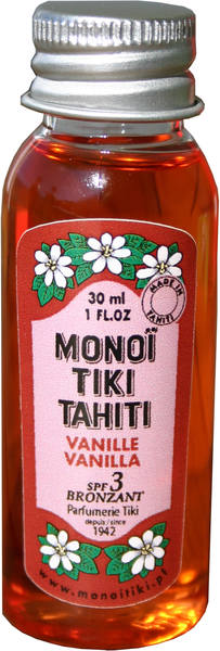 Monoi Tahiti Abbronzante tascabile 30ml - Vaniglia