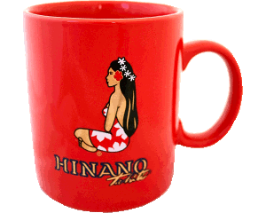 Taza Hinano Tahiti - Rojo