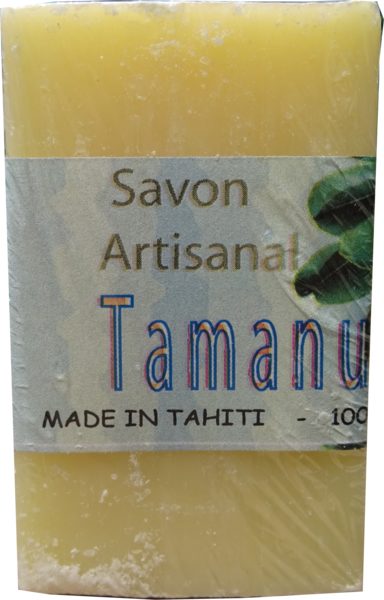 Jabón Hecho a Mano con Aceite de Tamanu de Tahití